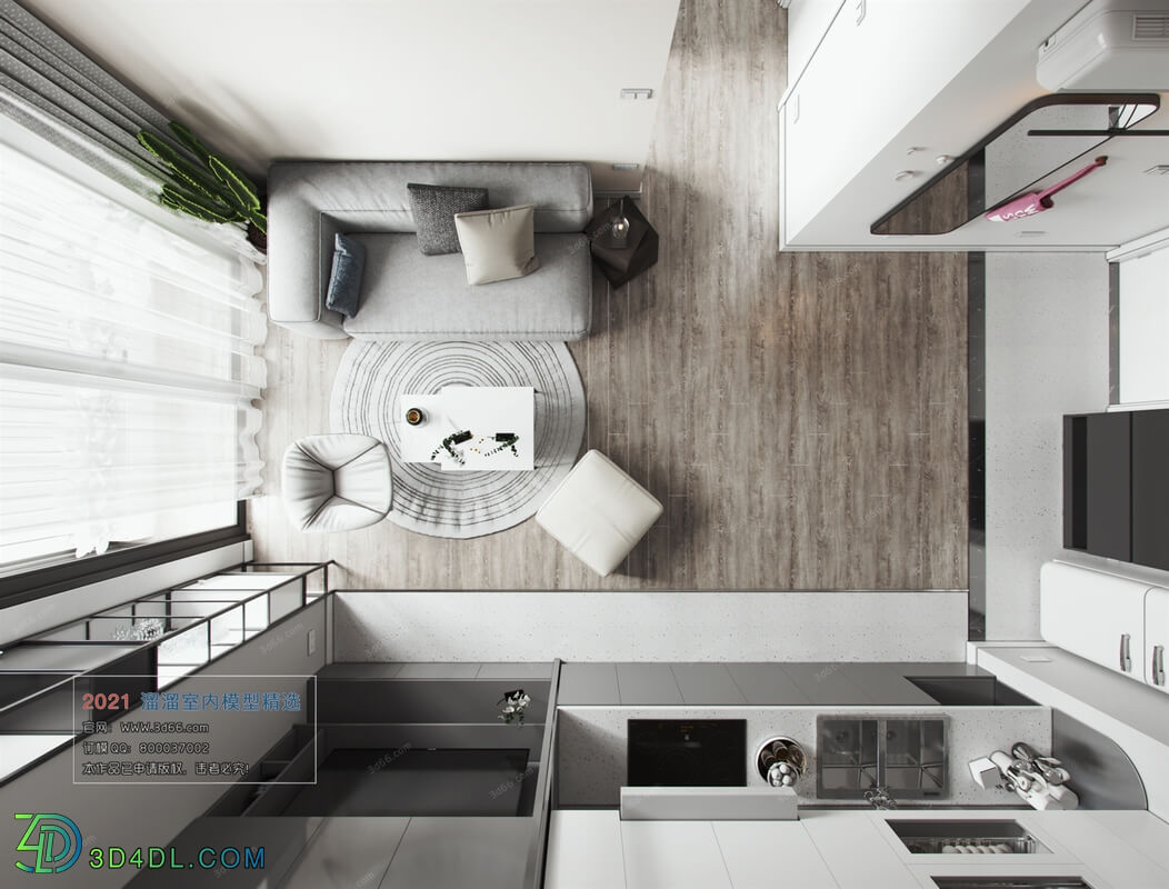 3D66 2021 Living Room Modern Style CrA140