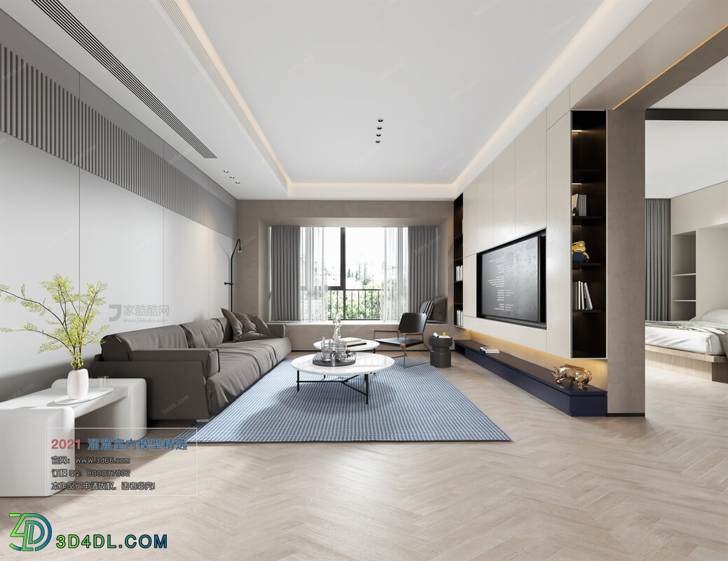 3D66 2021 Living Room Modern Style CrA141