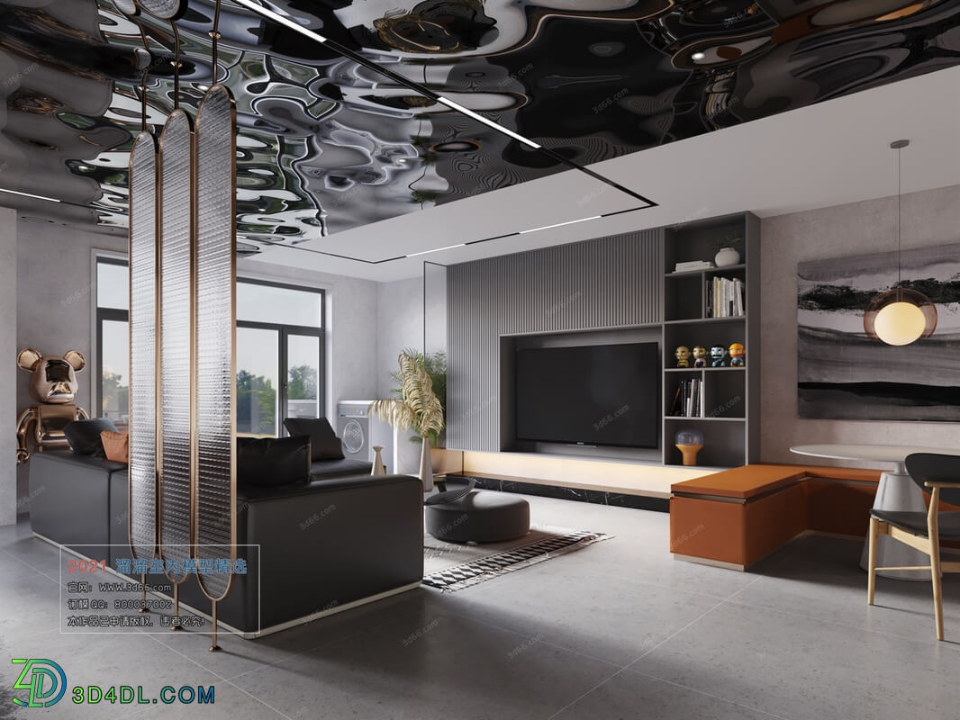 3D66 2021 Living Room Modern Style CrA143