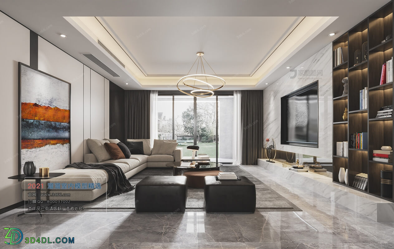 3D66 2021 Living Room Modern Style VrA001