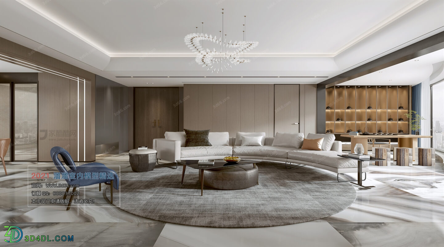 3D66 2021 Living Room Modern Style VrA002