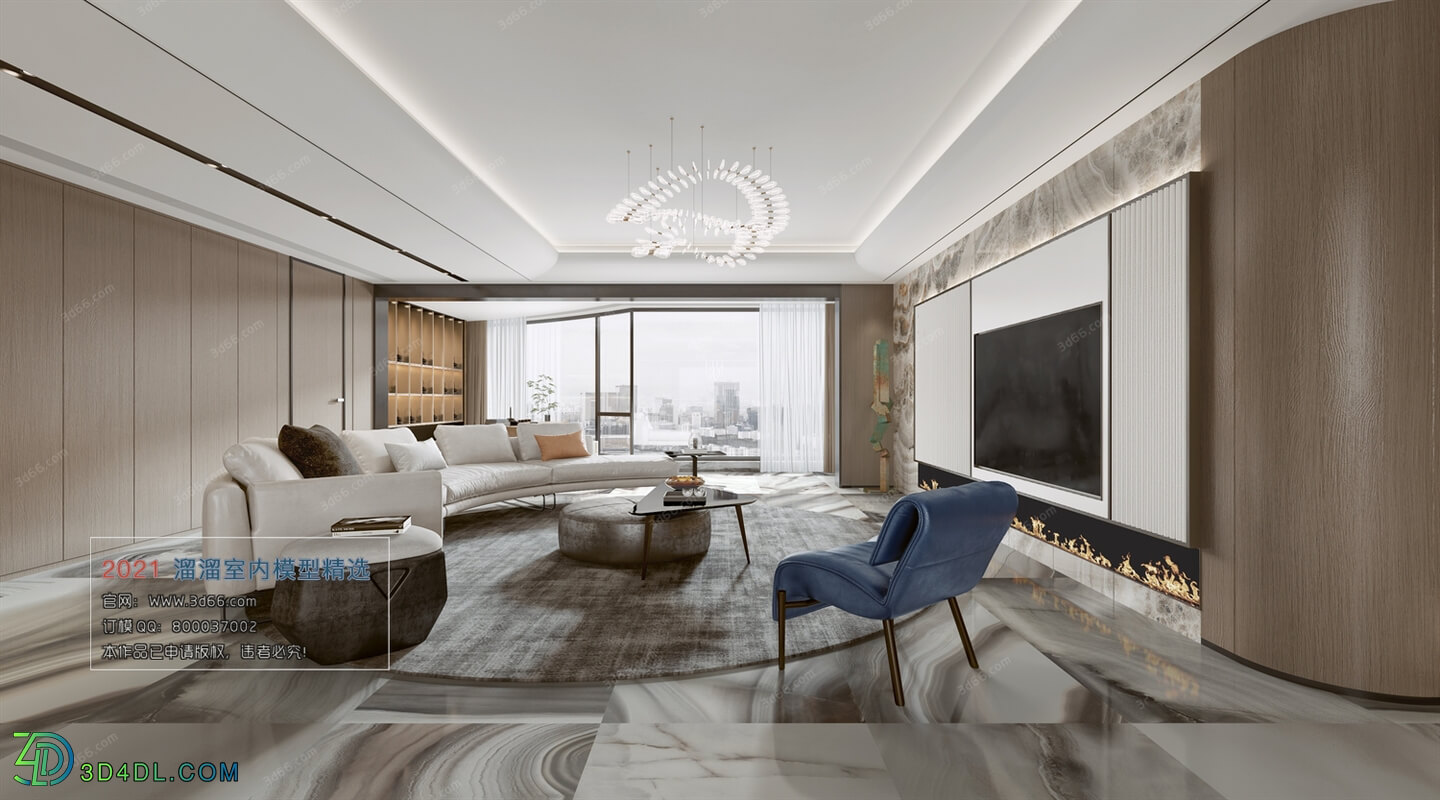 3D66 2021 Living Room Modern Style VrA002