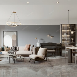 3D66 2021 Living Room Modern Style VrA005 