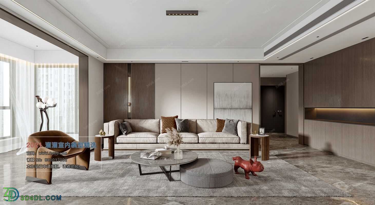 3D66 2021 Living Room Modern Style VrA010