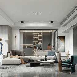 3D66 2021 Living Room Modern Style VrA016 