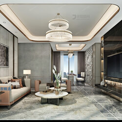 3D66 2021 Living Room Modern Style VrA018 