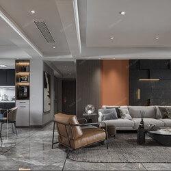 3D66 2021 Living Room Modern Style VrA020 