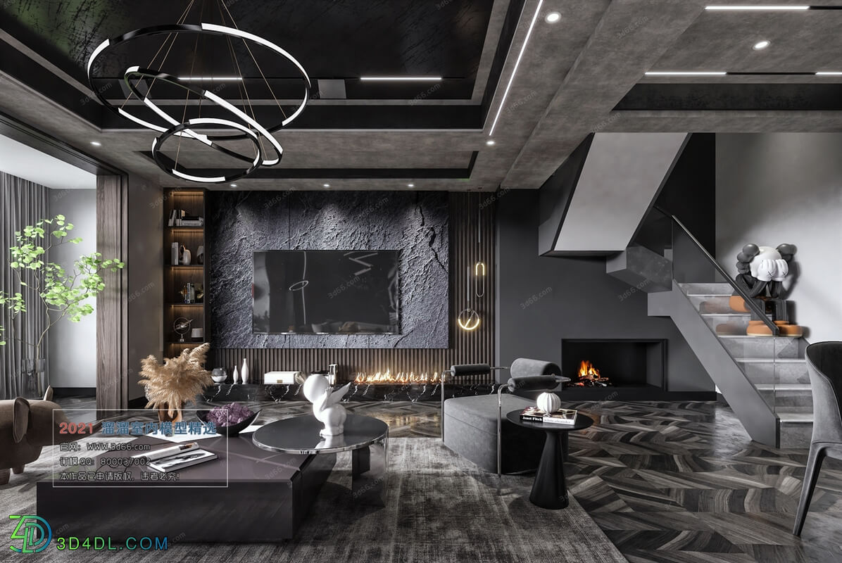 3D66 2021 Living Room Modern Style VrA021
