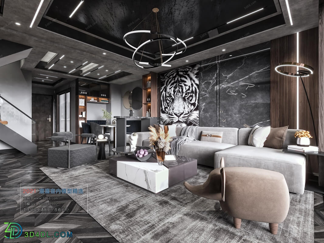 3D66 2021 Living Room Modern Style VrA021