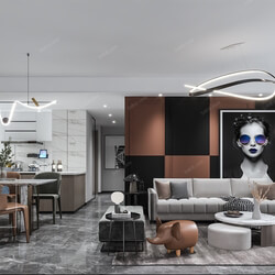 3D66 2021 Living Room Modern Style VrA023 