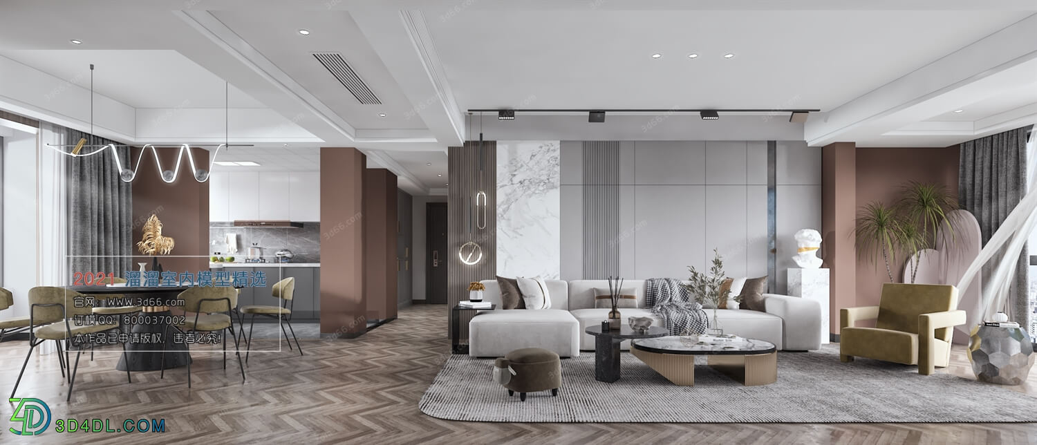 3D66 2021 Living Room Modern Style VrA028