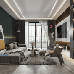 3D66 2021 Living Room Modern Style VrA029 