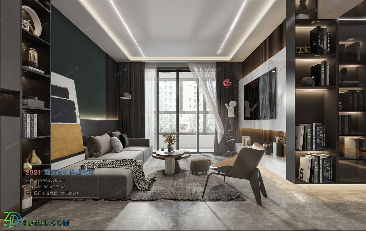 3D66 2021 Living Room Modern Style VrA029