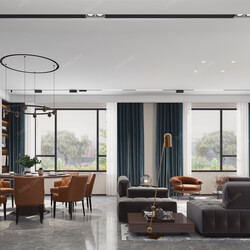 3D66 2021 Living Room Modern Style VrA030 