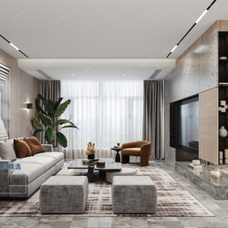 3D66 2021 Living Room Modern Style VrA031 