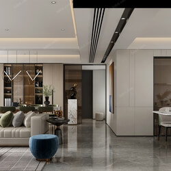 3D66 2021 Living Room Modern Style VrA035 