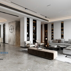 3D66 2021 Living Room Modern Style VrA036 