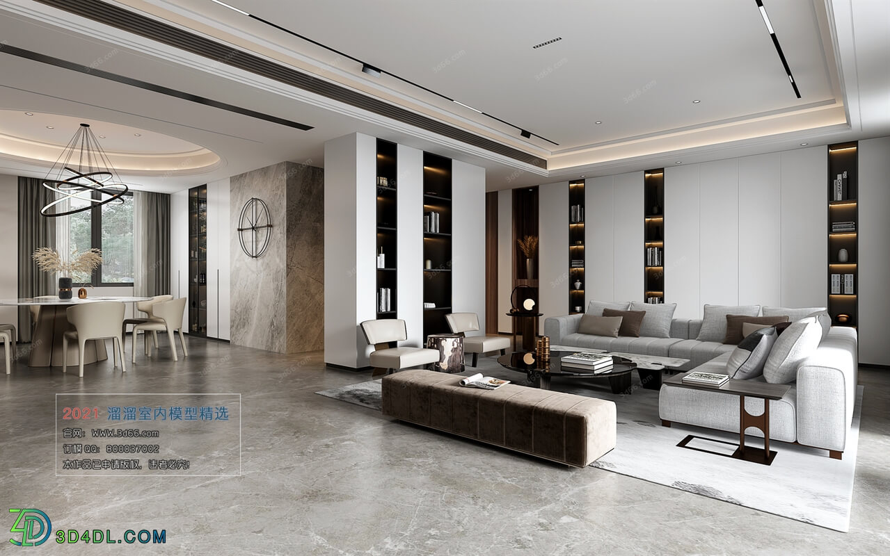 3D66 2021 Living Room Modern Style VrA036