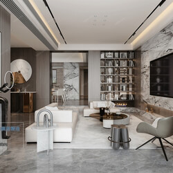 3D66 2021 Living Room Modern Style VrA038 