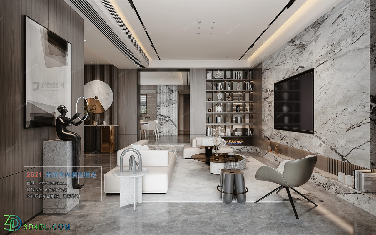 3D66 2021 Living Room Modern Style VrA038