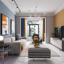 3D66 2021 Living Room Modern Style VrA040 