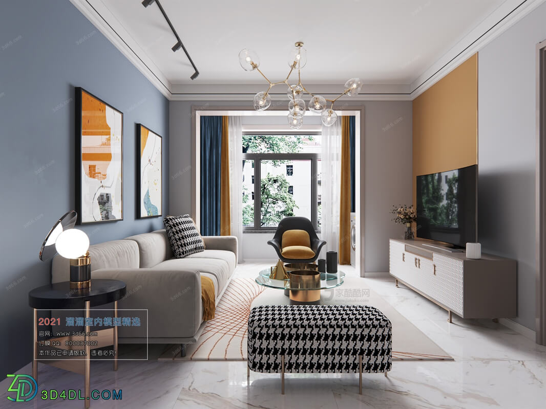 3D66 2021 Living Room Modern Style VrA040