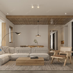 3D66 2021 Living Room Nordic Style CrM011 