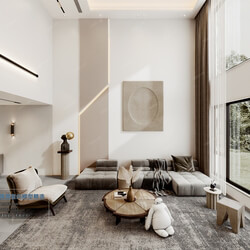3D66 2021 Living Room Nordic Style VrM001 