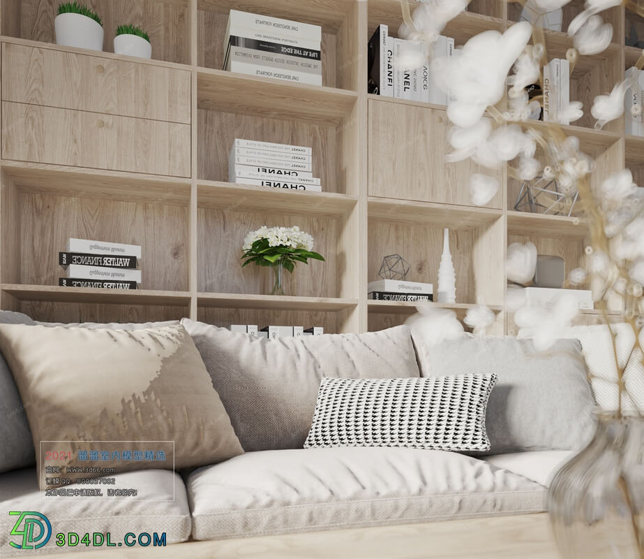 3D66 2021 Living Room Nordic Style VrM003