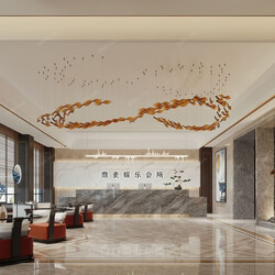 3D66 2021 Lobby Reception Chinese Style CrC003 