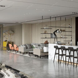 3D66 2021 Office Meeting Reception Room Modern Style CrA001 