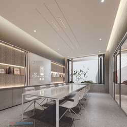 3D66 2021 Office Meeting Reception Room Modern Style CrA006 