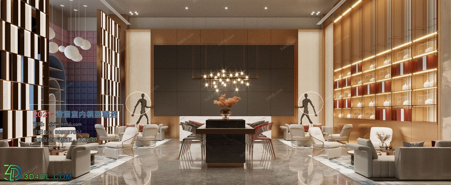 3D66 2021 Office Meeting Reception Room Modern Style CrA013