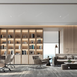 3D66 2021 Office Meeting Reception Room Modern Style CrA016 