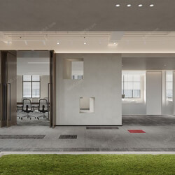 3D66 2021 Office Meeting Reception Room Modern Style CrA018 