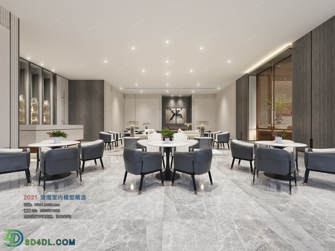 3D66 2021 Office Meeting Reception Room Modern Style VrA002