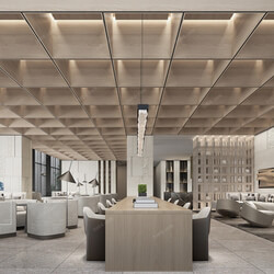 3D66 2021 Office Meeting Reception Room Modern Style VrA007 