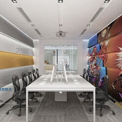 3D66 2021 Office Meeting Reception Room Modern Style VrA010 