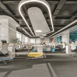 3D66 2021 Office Meeting Reception Room Modern Style VrA011 