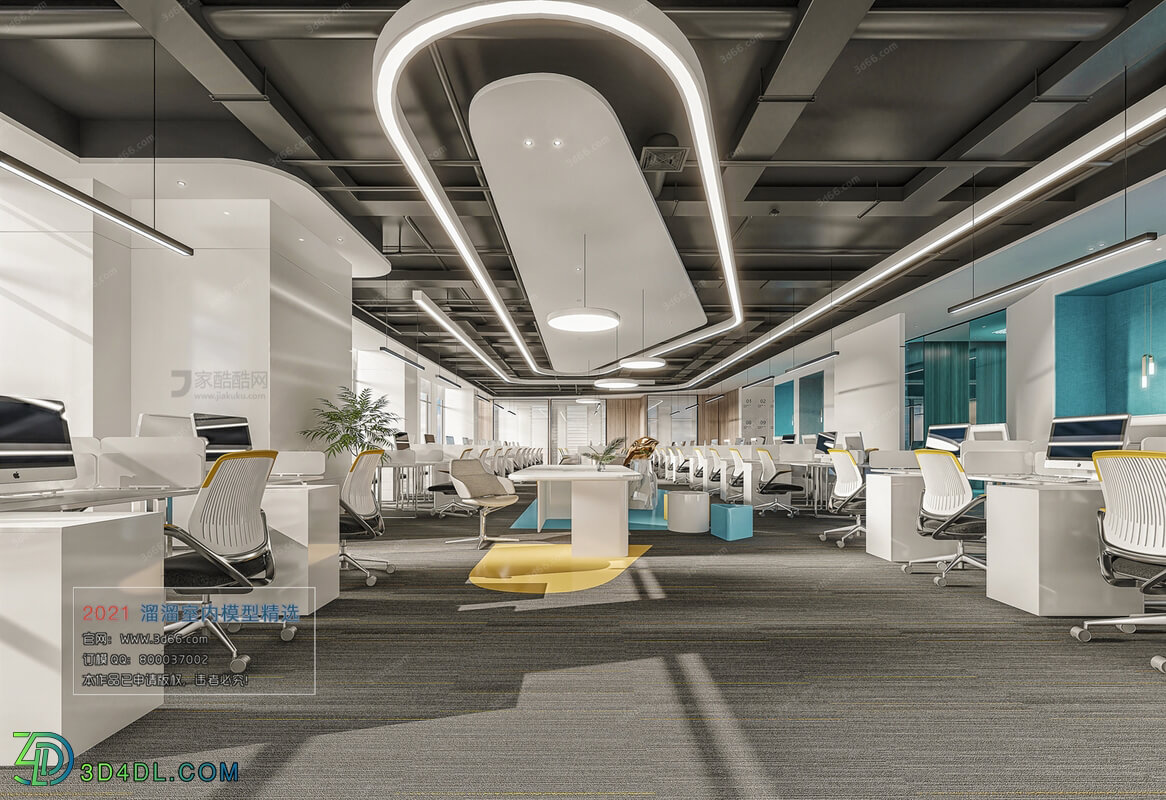 3D66 2021 Office Meeting Reception Room Modern Style VrA011