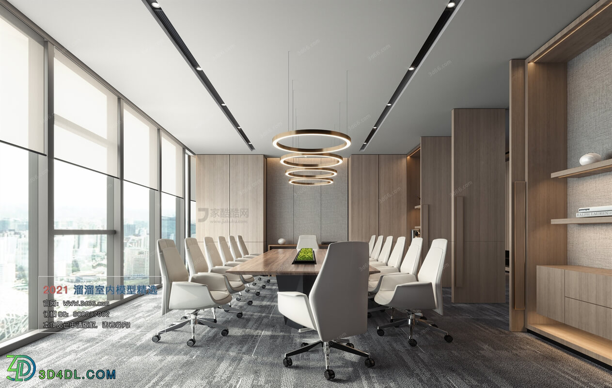 3D66 2021 Office Meeting Reception Room Modern Style VrA014