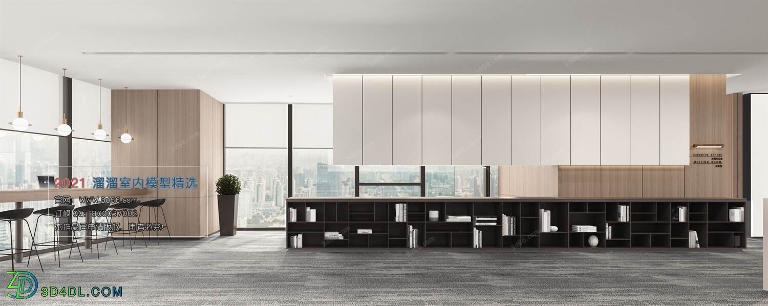 3D66 2021 Office Meeting Reception Room Modern Style VrA015