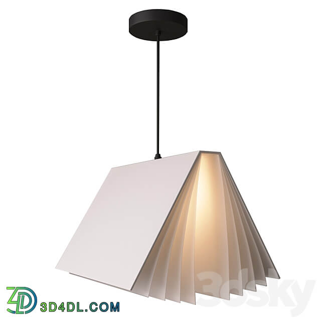 Pendant Lights Metal Books Pendant light 3D Models