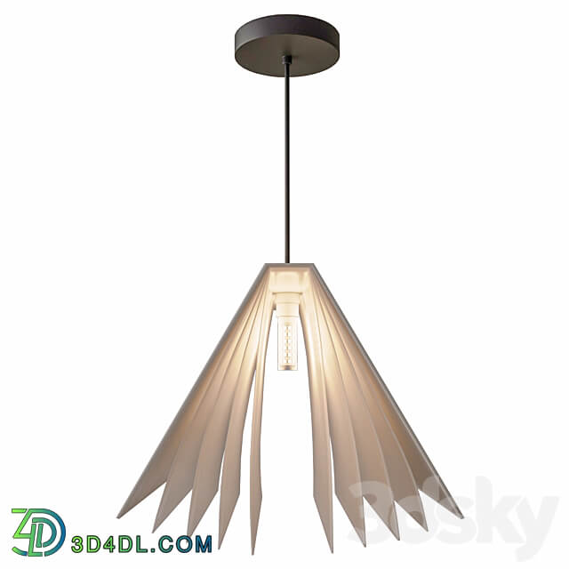 Pendant Lights Metal Books Pendant light 3D Models