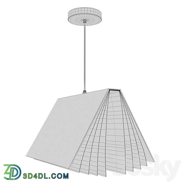 Pendant Lights Metal Books Pendant light 3D Models