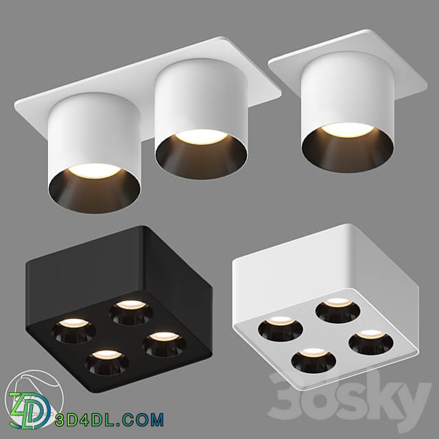 BlockQ Leoneqe A Ceiling lamp 3D Models