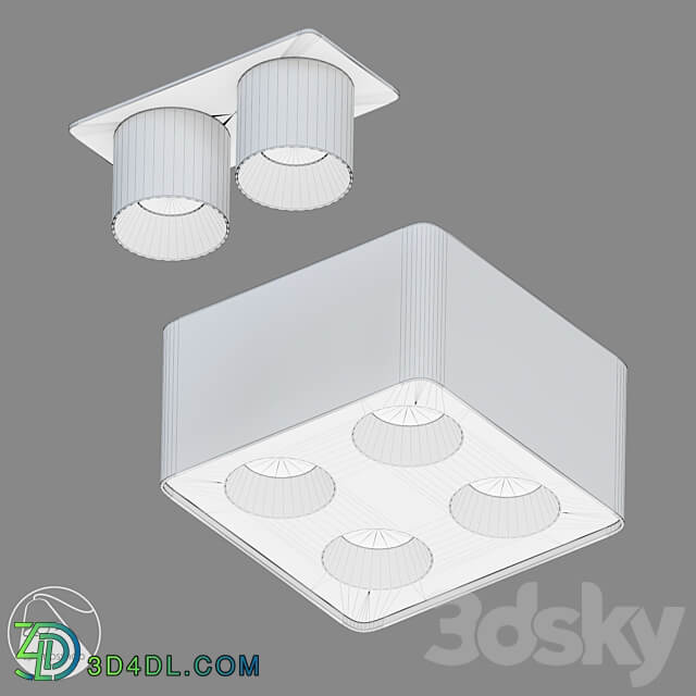 BlockQ Leoneqe A Ceiling lamp 3D Models