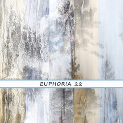 Designer wallpapers EUPHORIA 22 pack 5 3D Models 