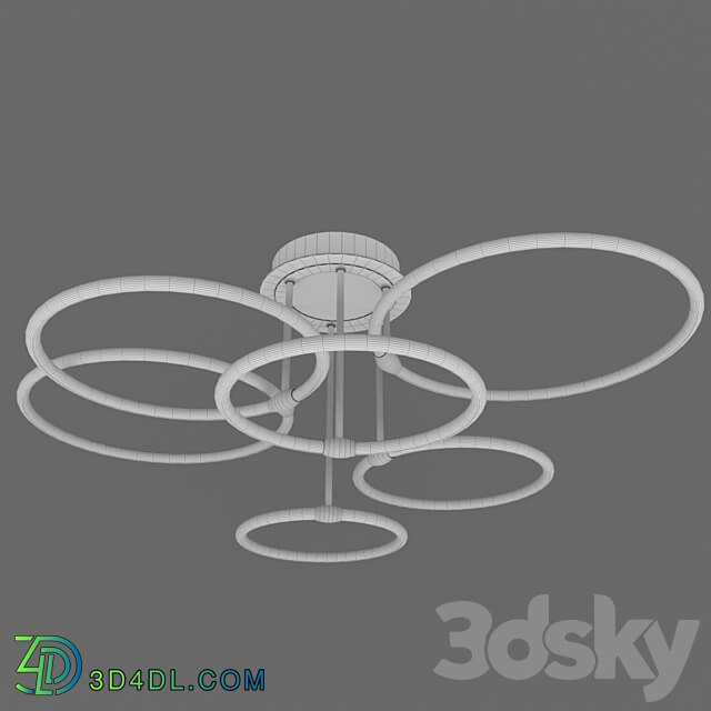 Hoopla Gold 40.3914 OM Ceiling lamp 3D Models