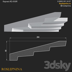 Cornice KG 930R from RosLepnina 3D Models 